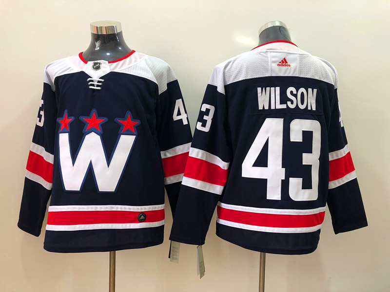 Men's Washington Capitals Tom Wilson #43 Navy Jersey